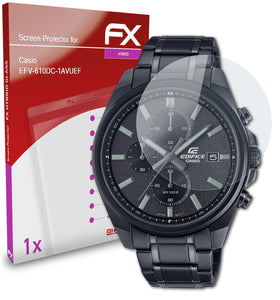 atFoliX FX-Hybrid-Glass Panzerglasfolie für Casio EFV-610DC-1AVUEF