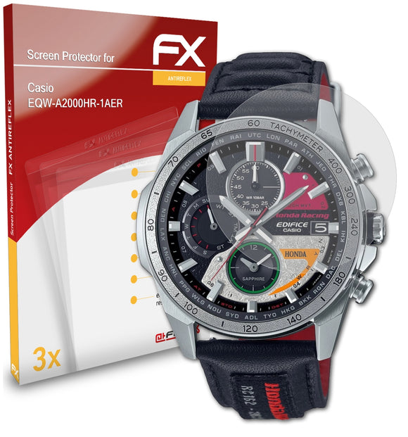atFoliX FX-Antireflex Displayschutzfolie für Casio EQW-A2000HR-1AER