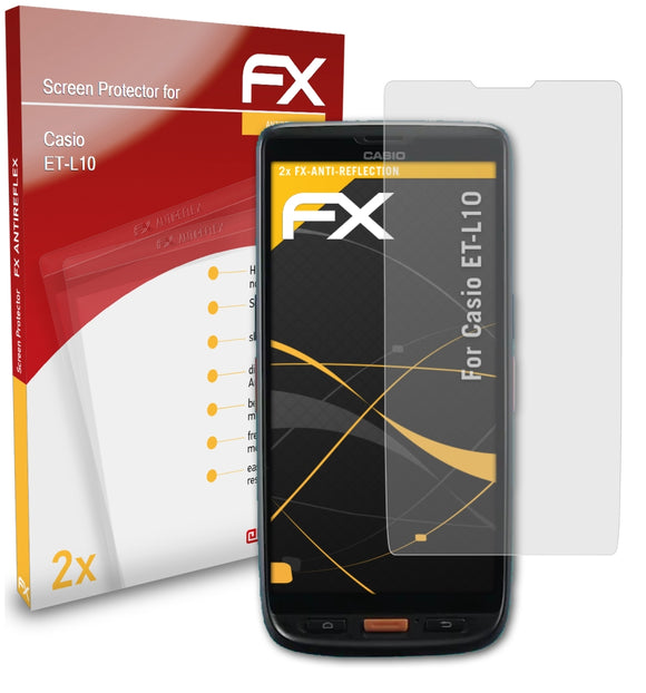 atFoliX FX-Antireflex Displayschutzfolie für Casio ET-L10