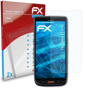 atFoliX FX-Clear Schutzfolie für Casio ET-L10
