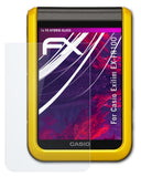 Glasfolie atFoliX kompatibel mit Casio Exilim EX-FR100, 9H Hybrid-Glass FX