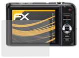Panzerfolie atFoliX kompatibel mit Casio Exilim EX-H10 Hi-Zoom, entspiegelnde und stoßdämpfende FX (3X)