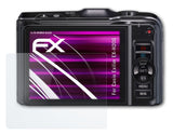 Glasfolie atFoliX kompatibel mit Casio Exilim EX-H20G, 9H Hybrid-Glass FX