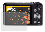 Panzerfolie atFoliX kompatibel mit Casio Exilim EX-H30, entspiegelnde und stoßdämpfende FX (3X)