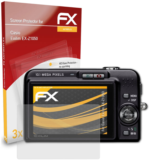 atFoliX FX-Antireflex Displayschutzfolie für Casio Exilim EX-Z1050