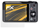 Panzerfolie atFoliX kompatibel mit Casio Exilim EX-ZR10, entspiegelnde und stoßdämpfende FX (3X)