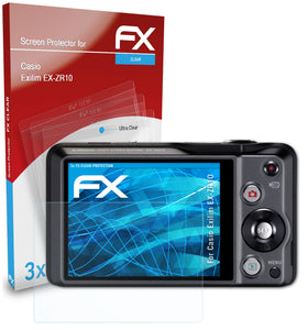 atFoliX FX-Clear Schutzfolie für Casio Exilim EX-ZR10