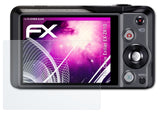 Glasfolie atFoliX kompatibel mit Casio Exilim EX-ZR10, 9H Hybrid-Glass FX