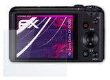 Glasfolie atFoliX kompatibel mit Casio Exilim EX-ZR300, 9H Hybrid-Glass FX