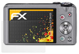 Panzerfolie atFoliX kompatibel mit Casio Exilim EX-ZR400, entspiegelnde und stoßdämpfende FX (3X)