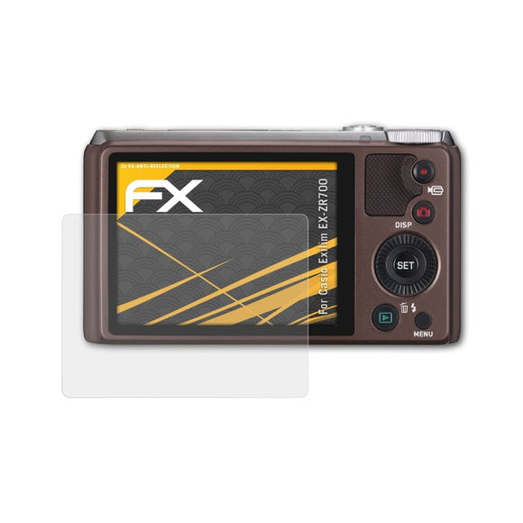 atFoliX FX-Antireflex Displayschutzfolie für Casio Exilim EX-ZR700
