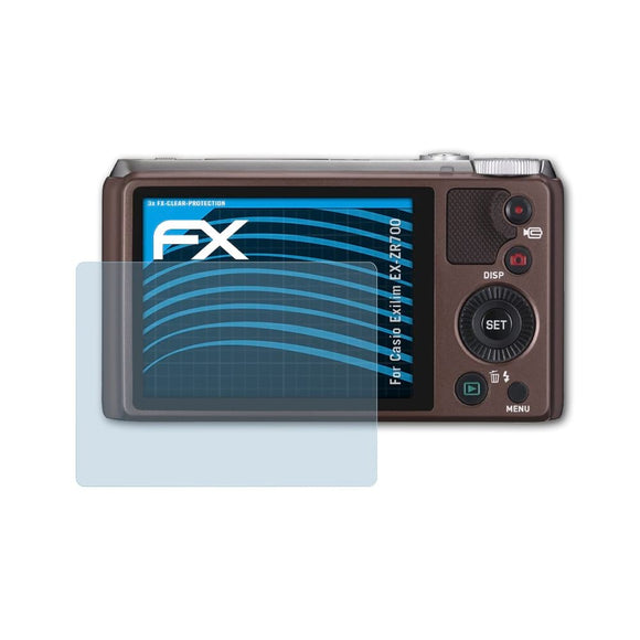 atFoliX FX-Clear Schutzfolie für Casio Exilim EX-ZR700
