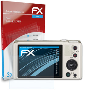 atFoliX FX-Clear Schutzfolie für Casio Exilim EX-ZR800