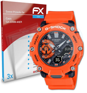 atFoliX FX-Clear Schutzfolie für Casio GA-2200M-4AER