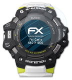 Schutzfolie atFoliX kompatibel mit Casio GBD-H1000, ultraklare FX (3X)