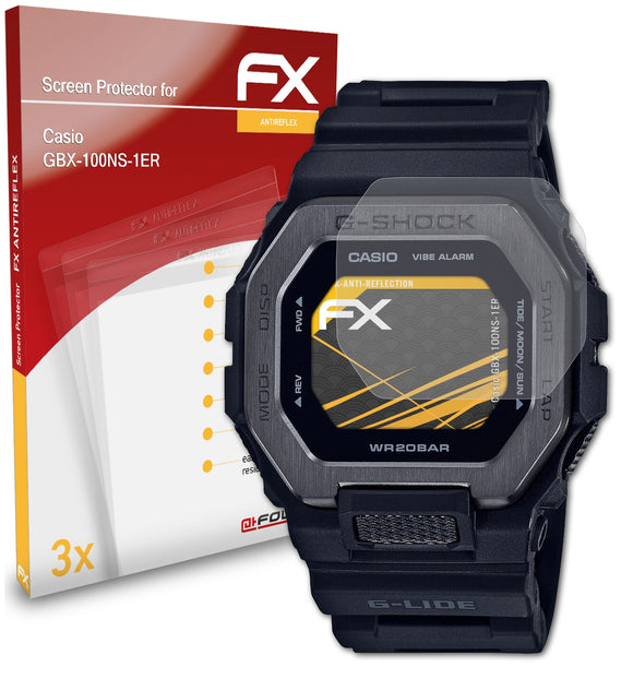 atFoliX FX-Antireflex Displayschutzfolie für Casio GBX-100NS-1ER