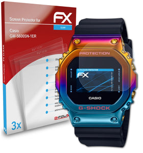 atFoliX FX-Clear Schutzfolie für Casio GM-5600SN-1ER
