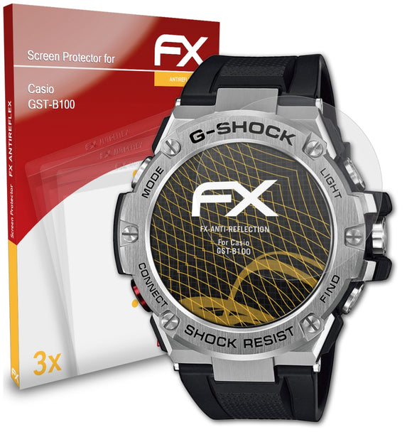 atFoliX FX-Antireflex Displayschutzfolie für Casio GST-B100