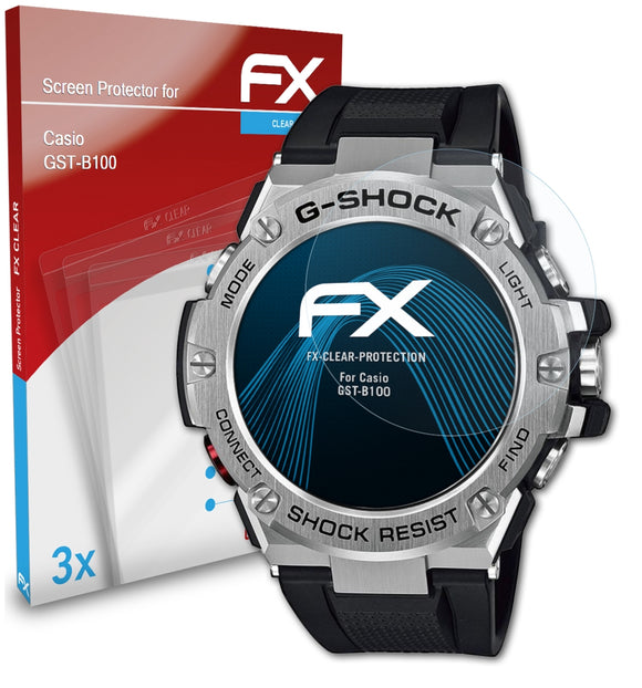 atFoliX FX-Clear Schutzfolie für Casio GST-B100