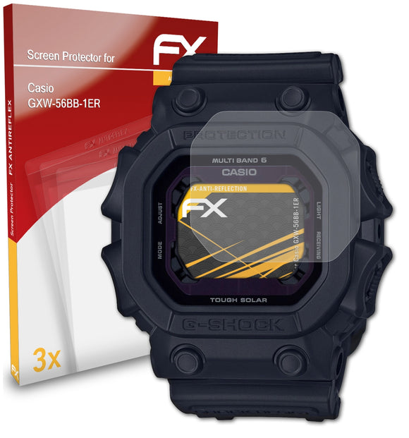 atFoliX FX-Antireflex Displayschutzfolie für Casio GXW-56BB-1ER