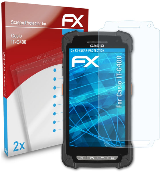 atFoliX FX-Clear Schutzfolie für Casio IT-G400
