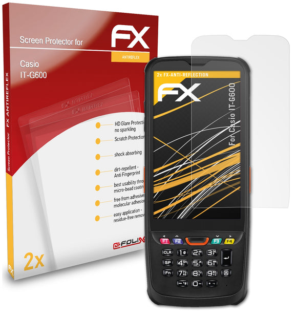 atFoliX FX-Antireflex Displayschutzfolie für Casio IT-G600