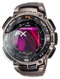 Glasfolie atFoliX kompatibel mit Casio PRG-240T-7ER, 9H Hybrid-Glass FX