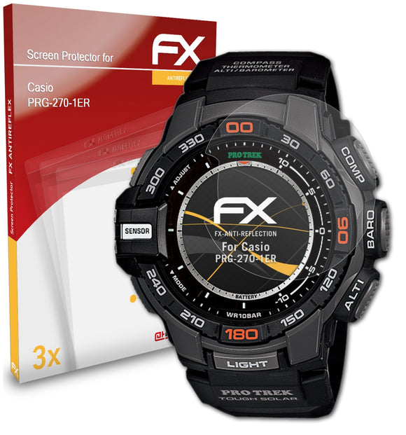 atFoliX FX-Antireflex Displayschutzfolie für Casio PRG-270-1ER