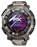 Glasfolie atFoliX kompatibel mit Casio PRW-2500T-7ER, 9H Hybrid-Glass FX