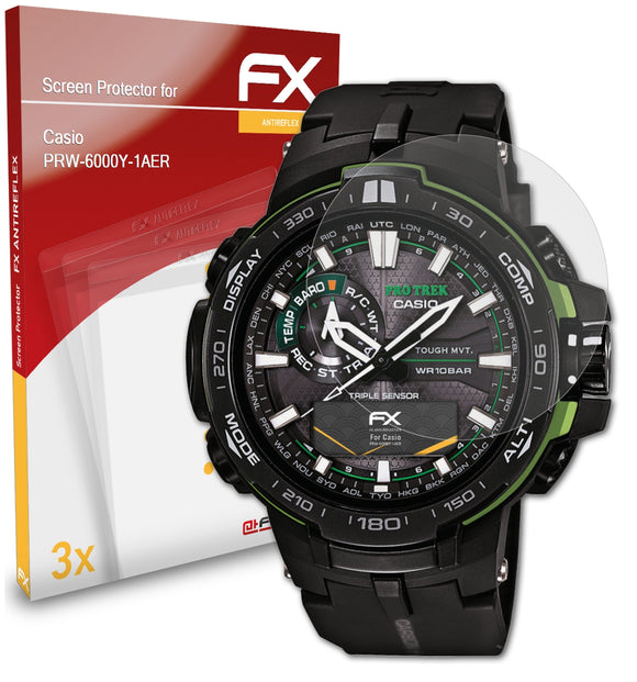 atFoliX FX-Antireflex Displayschutzfolie für Casio PRW-6000Y-1AER