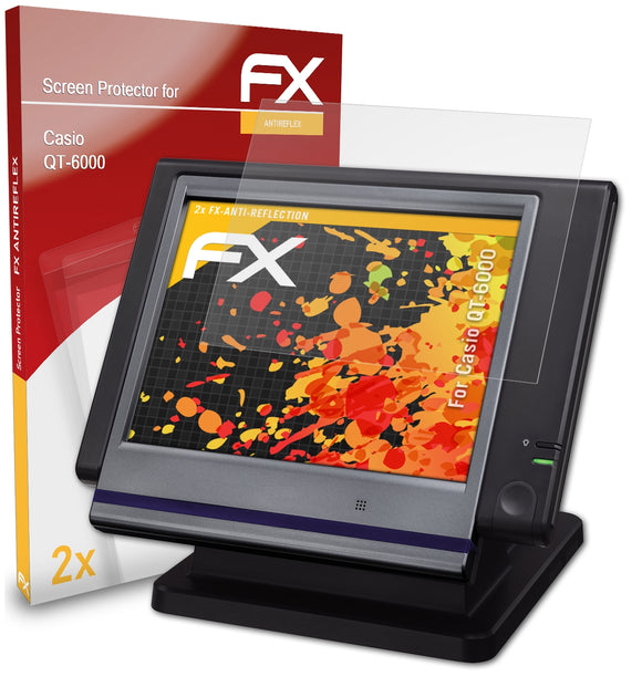 atFoliX FX-Antireflex Displayschutzfolie für Casio QT-6000