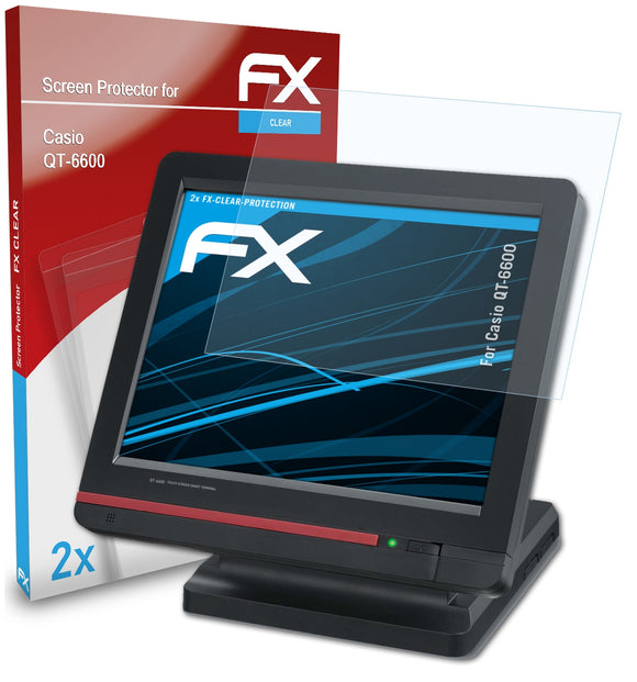 atFoliX FX-Clear Schutzfolie für Casio QT-6600