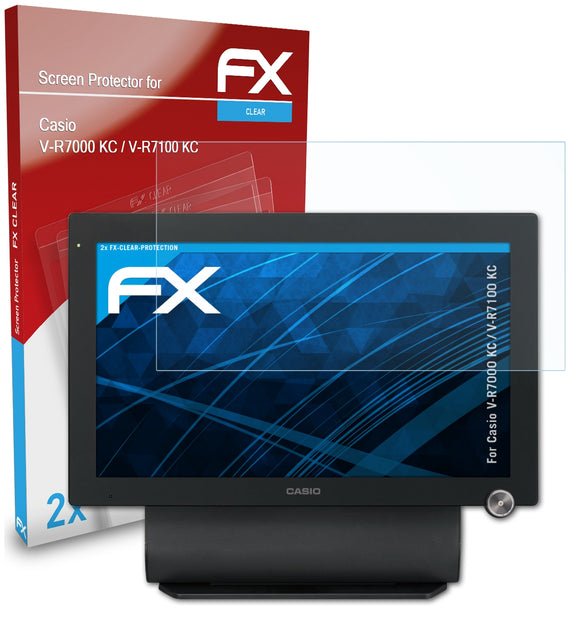 atFoliX FX-Clear Schutzfolie für Casio V-R7000 KC / V-R7100 KC