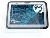 Schutzfolie Bruni kompatibel mit Casio V-T500, glasklare (2X)
