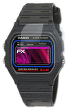 Glasfolie atFoliX kompatibel mit Casio W-59-1VQES, 9H Hybrid-Glass FX