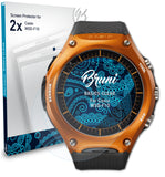 Bruni Basics-Clear Displayschutzfolie für Casio WSD-F10