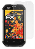 Panzerfolie atFoliX kompatibel mit Caterpillar CAT B15, entspiegelnde und stoßdämpfende FX (3X)