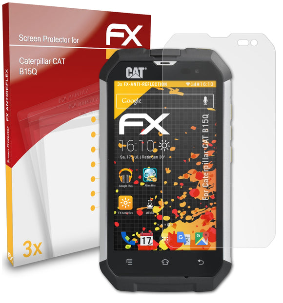 atFoliX FX-Antireflex Displayschutzfolie für Caterpillar CAT B15Q