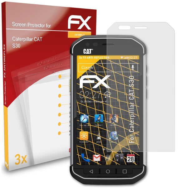 atFoliX FX-Antireflex Displayschutzfolie für Caterpillar CAT S30