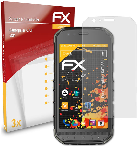 atFoliX FX-Antireflex Displayschutzfolie für Caterpillar CAT S31