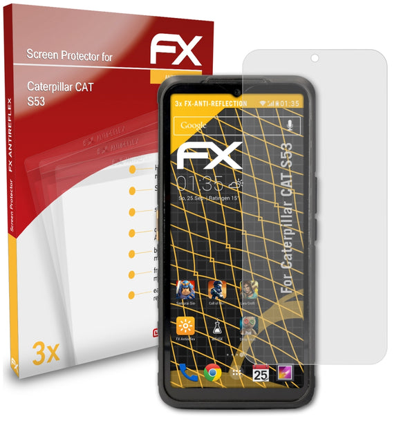 atFoliX FX-Antireflex Displayschutzfolie für Caterpillar CAT S53