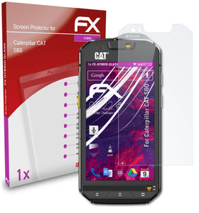 atFoliX FX-Hybrid-Glass Panzerglasfolie für Caterpillar CAT S60