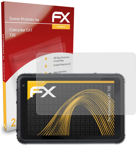 atFoliX FX-Antireflex Displayschutzfolie für Caterpillar CAT T20