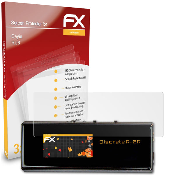 atFoliX FX-Antireflex Displayschutzfolie für Cayin RU6