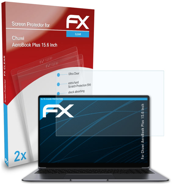 atFoliX FX-Clear Schutzfolie für Chuwi AeroBook Plus (15.6 Inch)