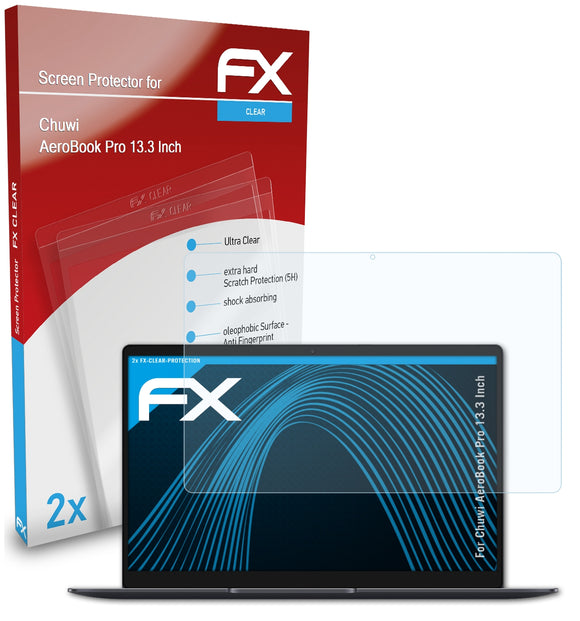 atFoliX FX-Clear Schutzfolie für Chuwi AeroBook Pro (13.3 Inch)
