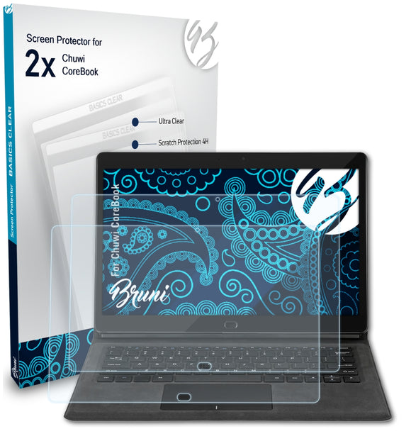 Bruni Basics-Clear Displayschutzfolie für Chuwi CoreBook