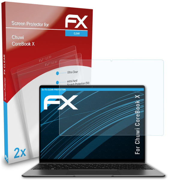 atFoliX FX-Clear Schutzfolie für Chuwi CoreBook X