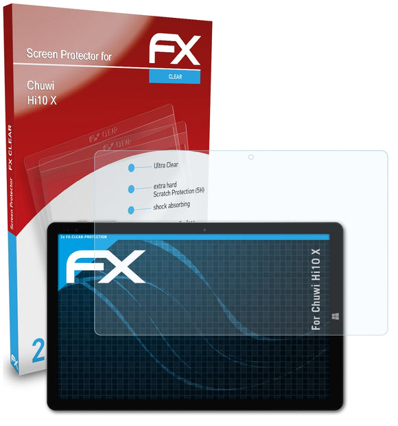 atFoliX FX-Clear Schutzfolie für Chuwi Hi10 X