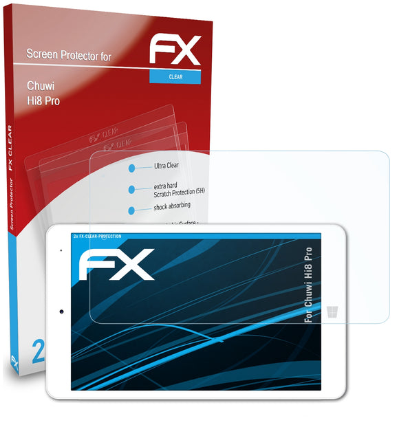 atFoliX FX-Clear Schutzfolie für Chuwi Hi8 Pro